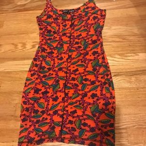 Vintage 90s thorn snap dress betsey johnson